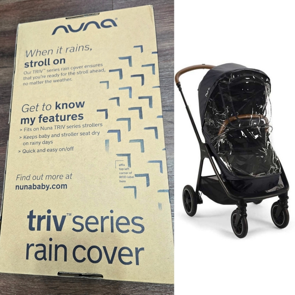 NIB Nuna Triv Stroller Rain Cover